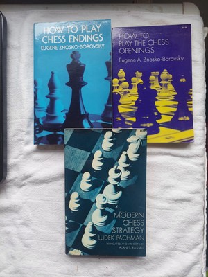 Vintage Chess Strategy Books Eugene A. Znosko-Borovsky Ludek Pachman 1970's 