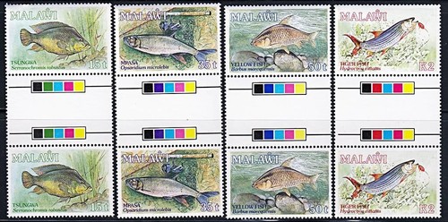 MALAWI 1989 FISH (gutters of our choice) MNH CV$28.50 MARINE LIFE - Picture 1 of 1