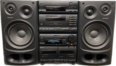 Sony MHC-C90 Hi-Fi Component System Dual Cassette Deck (SERVICED)