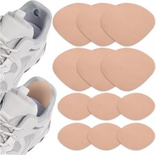 6 Pair Leather Heel Pads, Heel Grips Liner Cushions Protectors for Pain Relief,