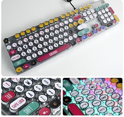 Keyboard film machine, keyboard keycap, key sticker