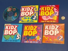 Kidz Bop Volumes 3, 4, 5, 6 & 7 MUSIC CD Lot McDonalds Happy Meal  2009