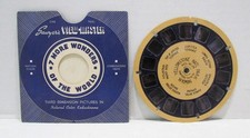 VIEW-MASTER VINTAGE BLUE RING BLUE BACK REEL no. 128 YELLOWSTONE NAT'L PARK WY