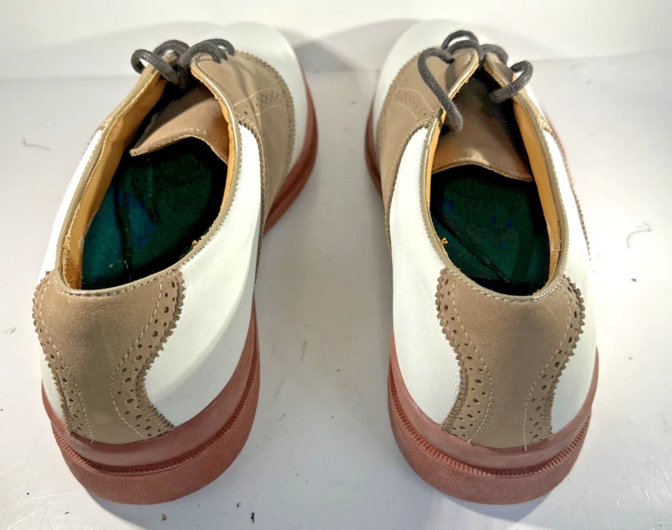 Callaway Broadmoor Nordstrom Golf Shoes Men's Size 13 Pre-Owned White/Brown - Image 4 of 4