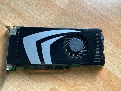NVIDIA GeForce 9600 GT Grafikkarte PCIe x16 Blower Lüfter DVI DisplayPort