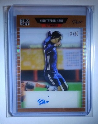 2023 Leaf pro Set Pure Autograph Kido Taylor-Hart #89-KTH 3/50