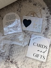 Wedding Decorations Bundle | Reserved Signs | Card Gift Sign 