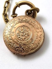 Vintage Pocket Watch Chain with Tarlair Macduff Souvenir Fob, 1940's