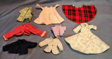Lot- 8 1960  s Vtg Barbie Fashion Outfits Clothing Poncho Jackets Sweater Mattel