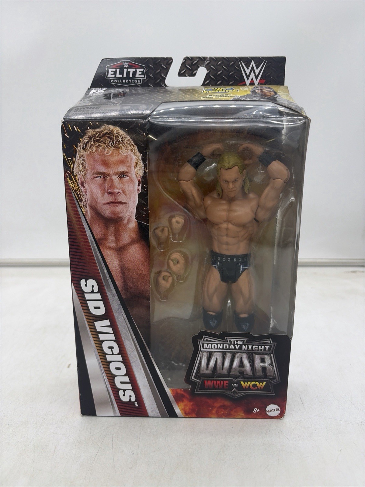 WWE Elite Collection Monday Night War WWE vs WCW SID VICIOUS 6" Figure NEW 2026