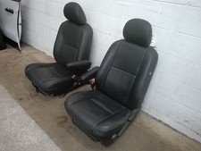 2007 2008 Toyota Fj Cruiser Black Leather Seats Set Front Rear Bucket Bench