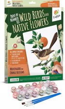 Wild Birds Paint by Numbers Kit for Adults Teens Beginners DIY Painting 10x12