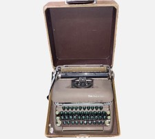 Smith Corona Clipper Portable Typewriter With Case Tested Works Vintage thumbnail