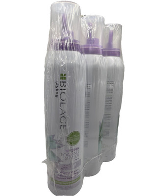 (3) SEALED Matrix Biolage Hydra Source Styling Mousse FULL-SIZE 8.25oz New