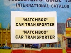 Replacement decals for Matchbox Lesney A-2-A1 Bedford Car Transporter Accessory