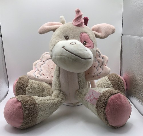 Nattou Musical Pull String Unicorn Jade Baby Plush Stuffed Animal Works - Picture 2 of 5