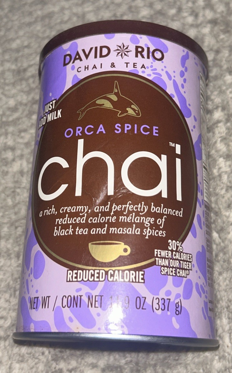 David & Rio ~ Orca Spice Chai ~ Black/Masala Spices ~ 11.9 O