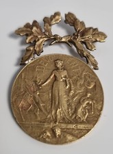 French Medal of Devotion Republique Française Ministry of Interior Oak Leaf