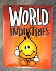 WORLD INDUSTRIES Skateboard Vintage Notebook Folder NEW old stock Excellent