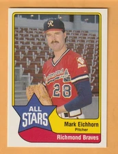 Mark Eichhorn Richmond Braves 1989 Triple A All-Stars CMC #26 Aptos California