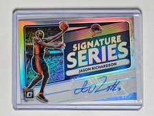 Jason Richardson Warriors 20-21 Optic, Signature Series Holo Auto ⚡