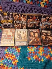 Collection Of Wrestling DVDS/Sets -Lot Of 7 VG And 1 Brand New!