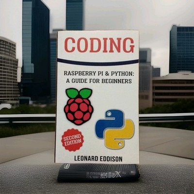 Coding Raspberry Pi and Python: A Guide for Beginners Paperback Or Softback