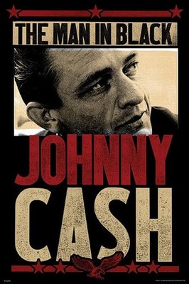 Poster Studio B - Johnny Cash Man in Black Music Band 24x36" NEW P2203 ...