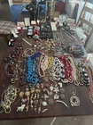 Huge vintage costume jewelry lot 391 Pieces.  All Wearable 17.49 LBS Some Signed