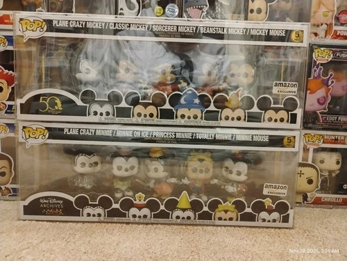 Funko Pop! Walt Disney Archives Mickey/Minnie Mouse 5-Pack Amazon Exclusive