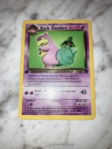 Dark Slowbro 1st Edition | eBay