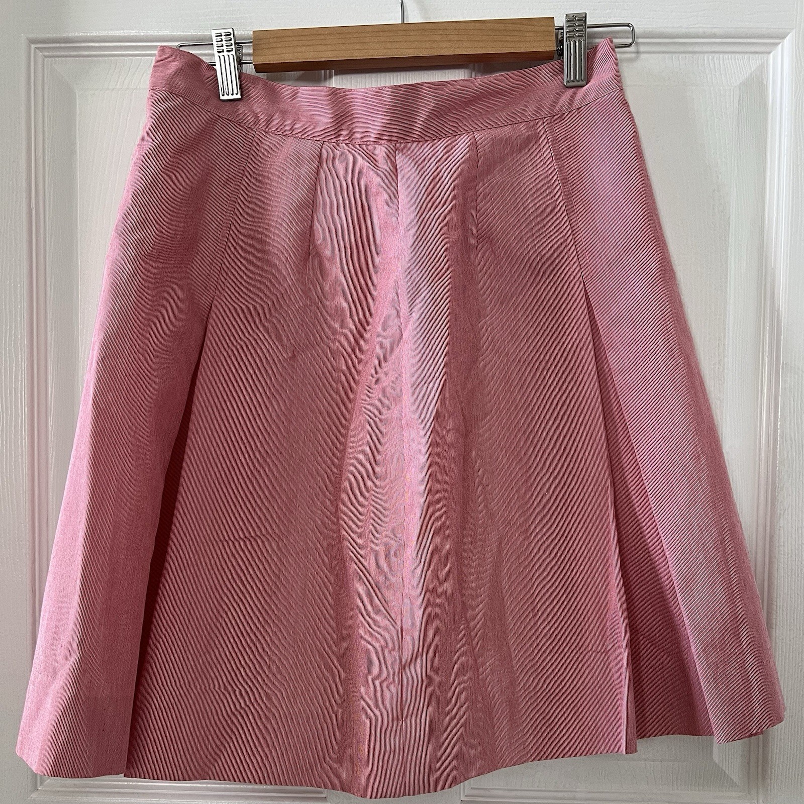 Vintage Viski Marena Mini Skirt Size 18 Red Pleated Academia Grunge 90s USA Made