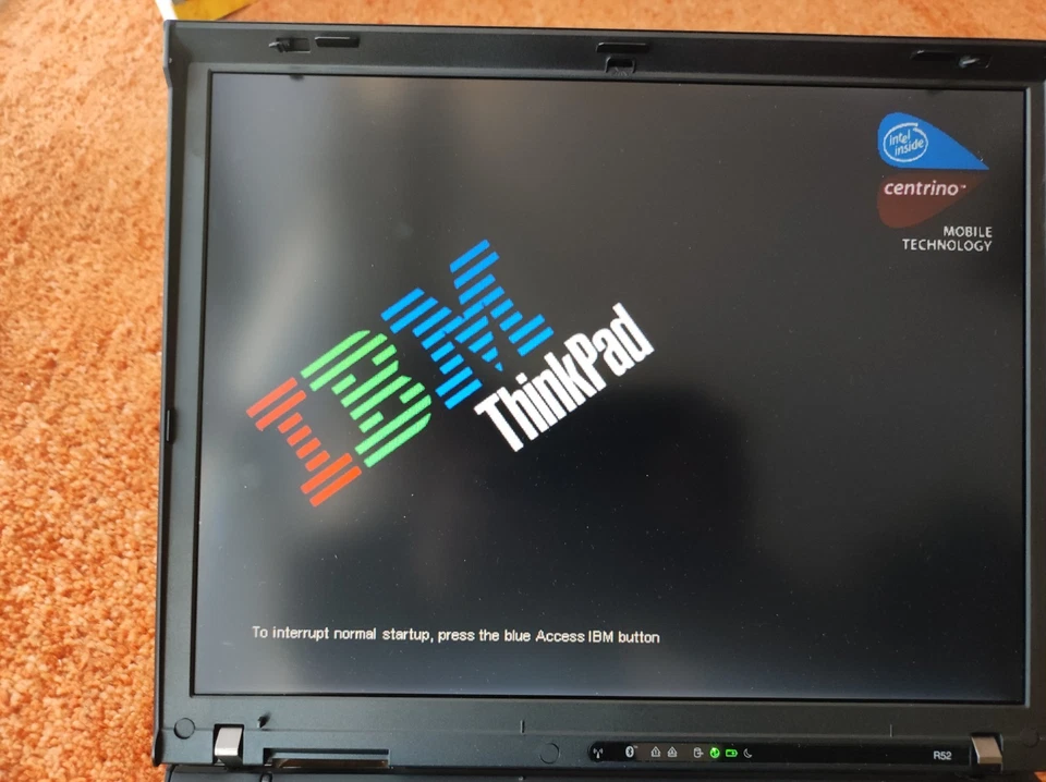  IBM Thinkpad R52 Intel 1,73GHz 1GB/60GB DVD/ATI-Grafik/Windows XP Bitte LESEN!! - Bild 2 von 4