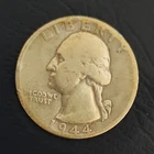 1944 Washington Quarter Silver 25C Circulated Business Strike Coin