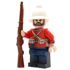 British Army Soldier Anglo-Zulu War Custom Minifigure - United Bricks