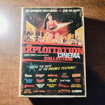 Exploitation Cinema Collection 20 Film Set (DVD, 2012, 10-Disc) cult rare cinema