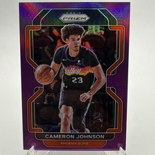 2021-22 Panini Prizm #186 Cameron Johnson Purple #21/99