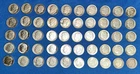 Roll of 50 SILVER Roosevelt Dimes 90% Silver Coins Mixed Dates 1950-1964