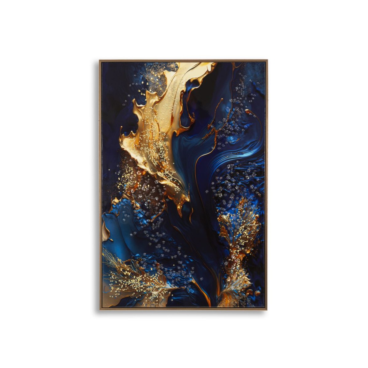 Tableau d'art imprimé Andromeda I, toile premium de 60x90cm aux reflets colorés