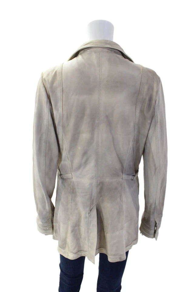 Chaqueta Sylvie Schimmel Mujer Texturizada Manga Larga Botón Desnudo Talla 02 Foto 3 de 4