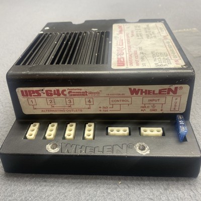 Whelen UPS-64C 4 Outlet Universal Strobe Light Power Supply with Comet Flash