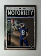 2025 Panini Mosaic Notoriety Kyle Williams #23 (RC) - New England Patriots 🔥