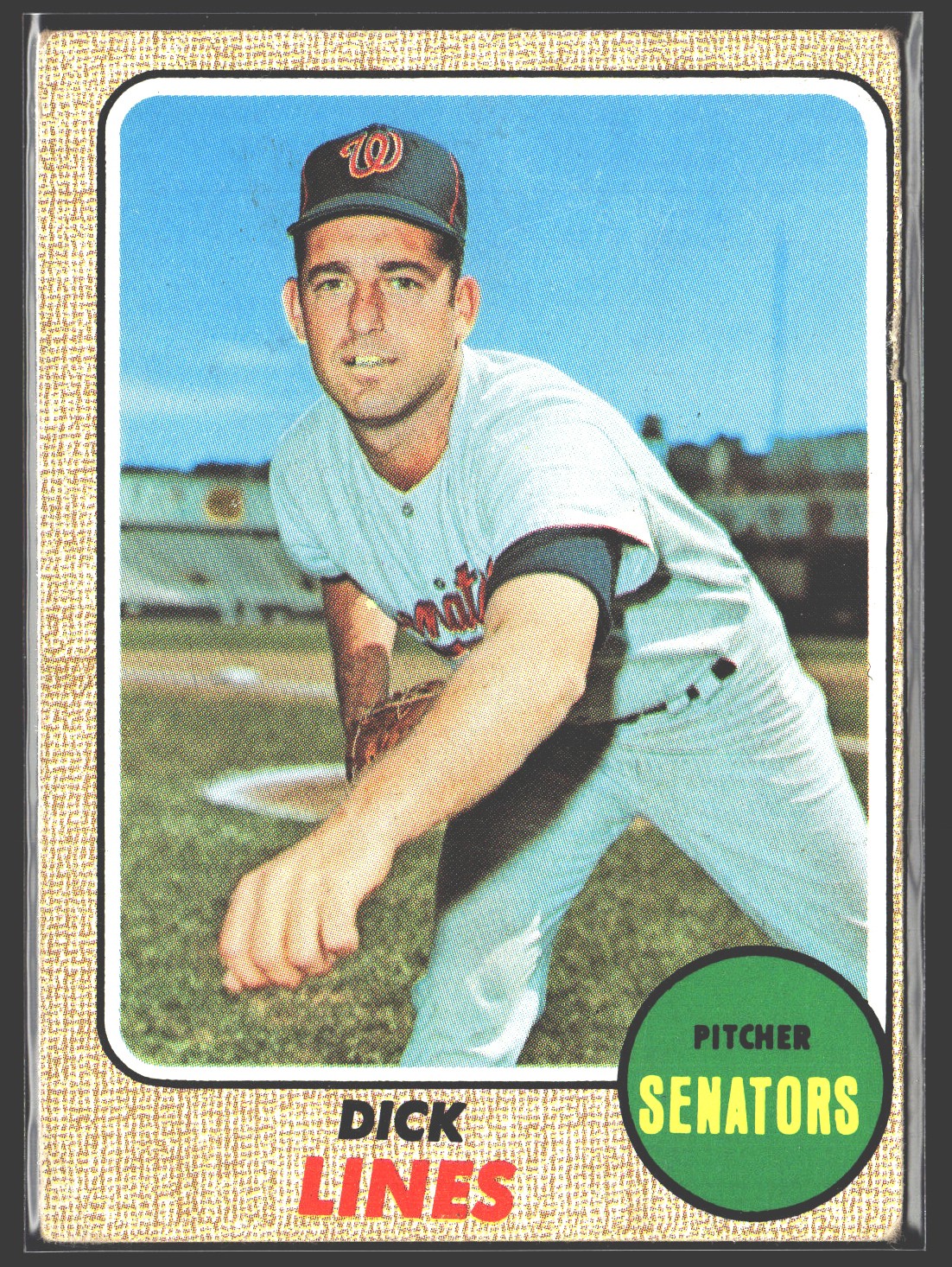 1968 Topps #291 Dick Lines