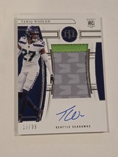 2022 Panini National Treasures - Tariq Woolen Rookie Patch Auto /99