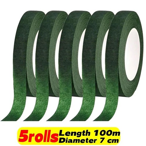 10/1rolls Green Bouquet Floral Tapes Self-adhesive Stamen Wrapping Paper Tape - Picture 15 of 16