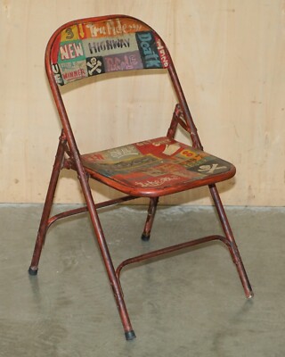 SUPER DECORATIVE PAIR OF VINTAGE INDUSTRIAL PATROLIANA AMERICAN