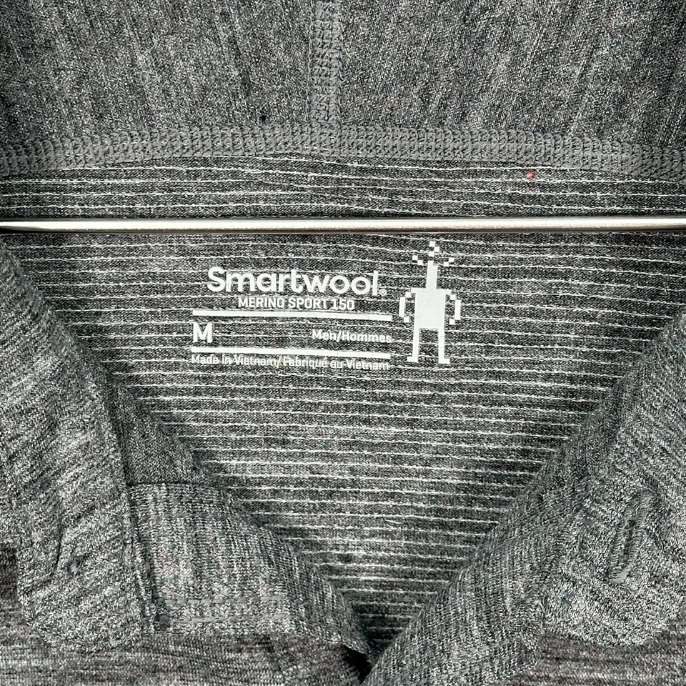Smartwool Merino Gray Button Up Shirt Medium - Image 3 of 4