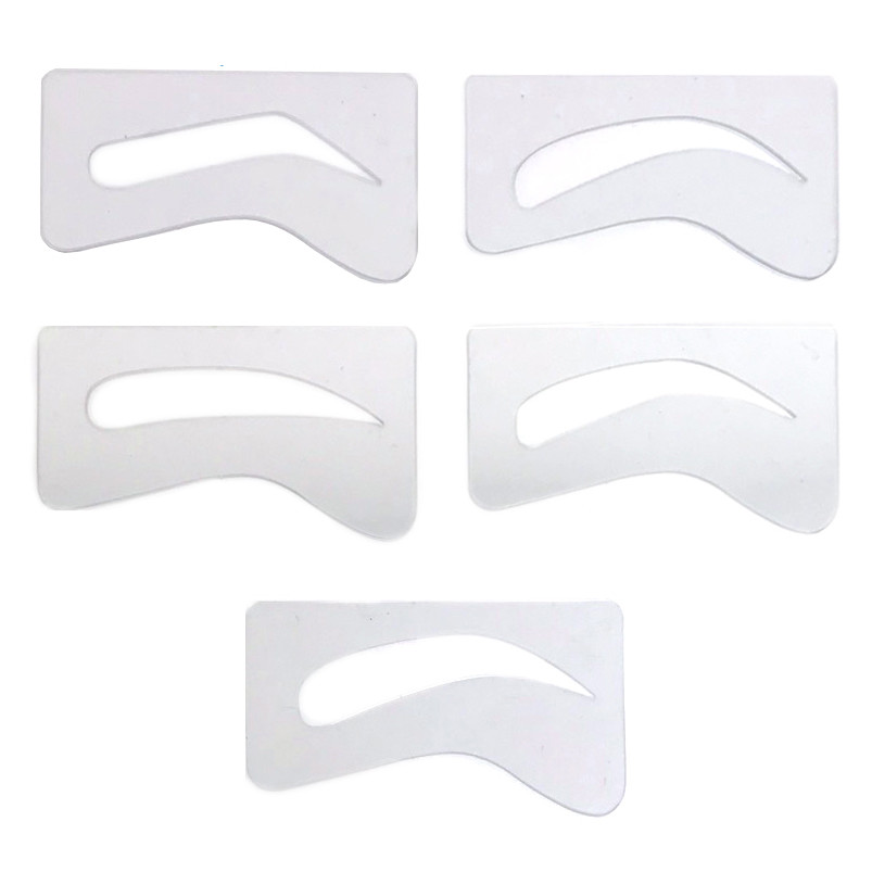 25 Eyebrow Stencil Kit Template Makeup Grooming THICK Brow 8 Popular Styles | eBay 25-eyebrow-stencil-kit-template-makeup-grooming-thick-brow-8-popular-styles-ebay
