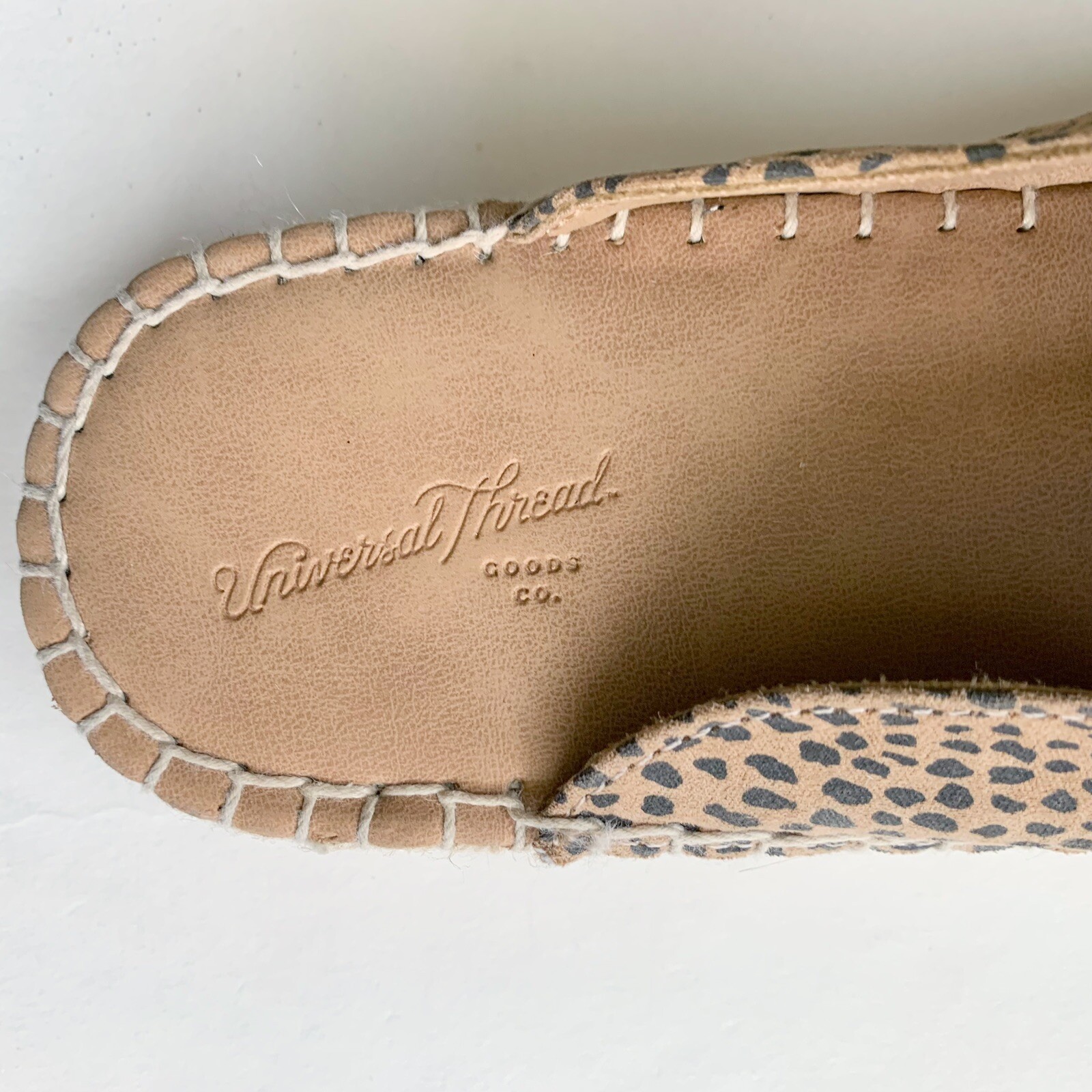 Universal Thread Clara Espadrille Flat Mules Leop… - image 6