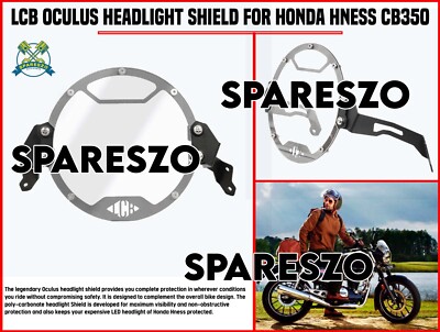 ''LCB OCULUS HEADLIGHT SHIELD'' Fit For HONDA H'NESS CB350